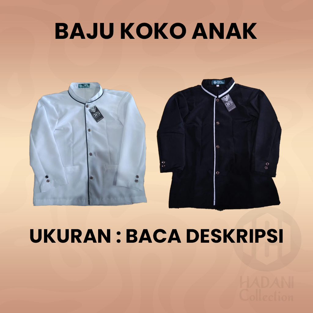 Baju Koko Anak - Baju Muslim Anak - Jas Koko Anak