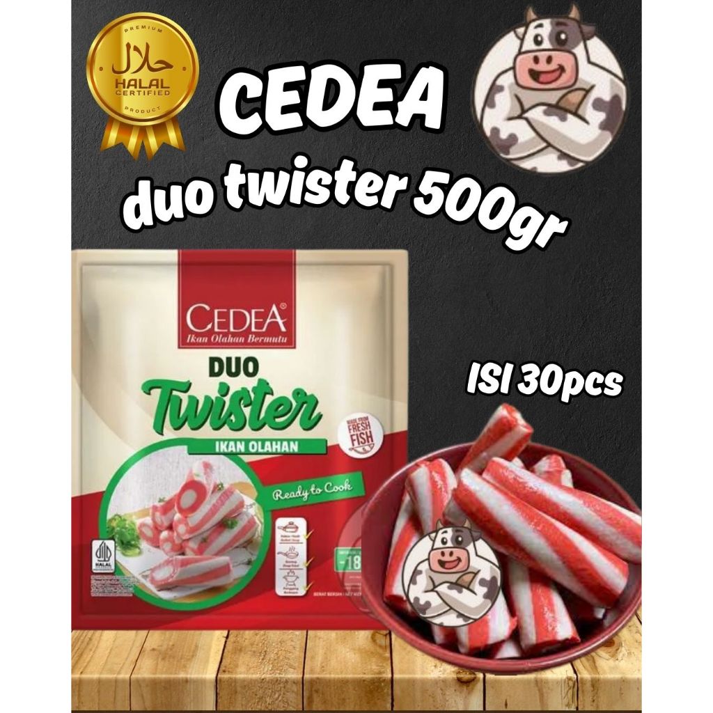 

CEDEA DUO TWISTER IKAN OLAHAN 500GR