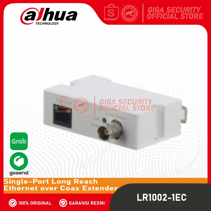 Dahua LR1002-1EC Single-Port Long Reach Ethernet over Coax Extender