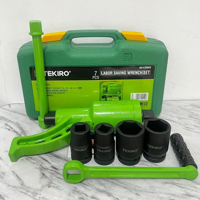 TEKIRO kunci torsi roda truk set 7 pcs / TEKIRO labor saving wrench set 7 pcs