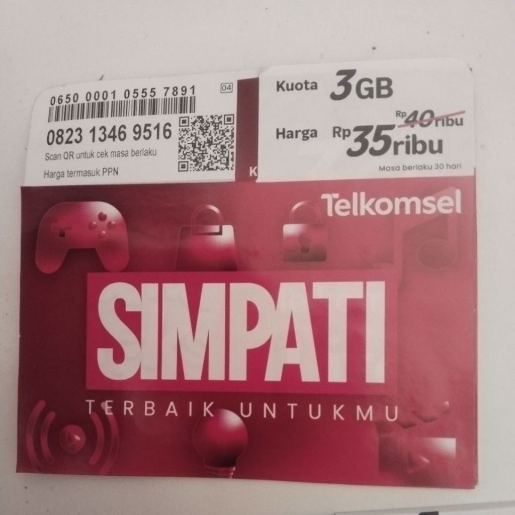 perdana 3 gb  Telkomsel