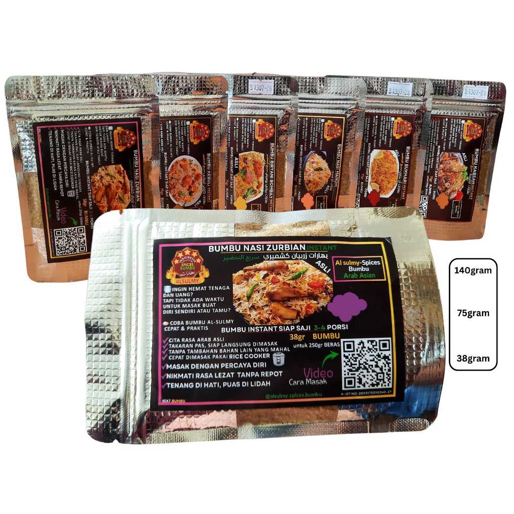 

Bumbu Nasi Zurbian Instant 38g-140g