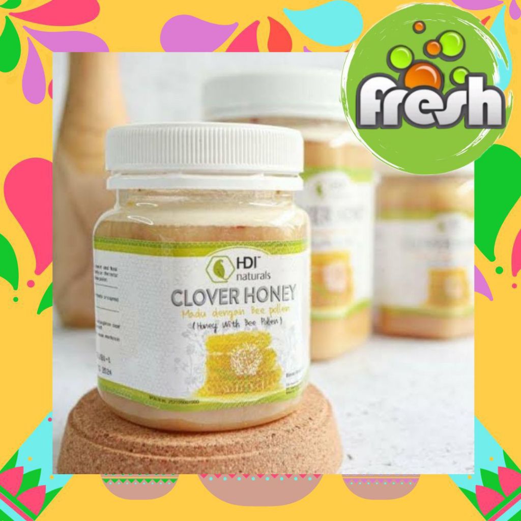 

Clover Honey 250gr Ori HDI exp 2028 gratis sendok kayu