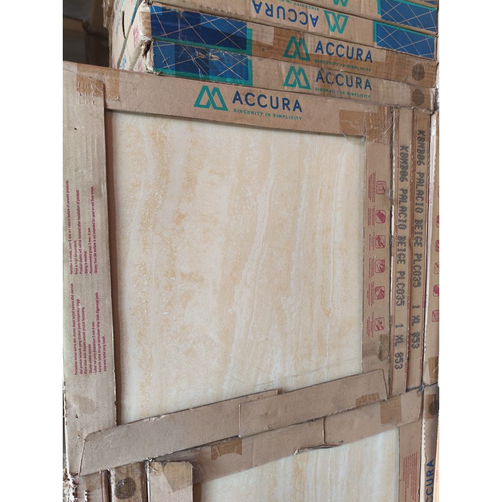 KERAMIK LANTAI 50X50 PALACIO BEIGE | ACCURA