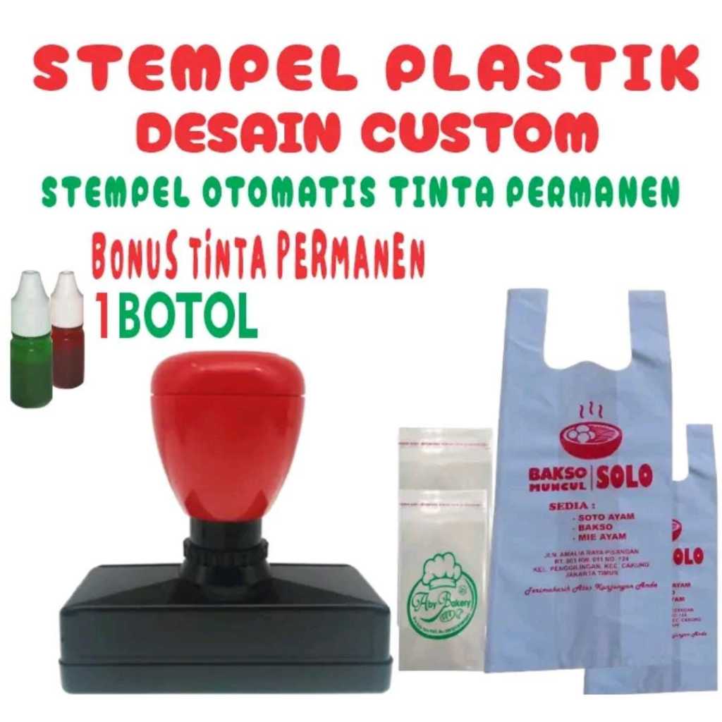 

Stempel Plastik Wadah [Free Design]