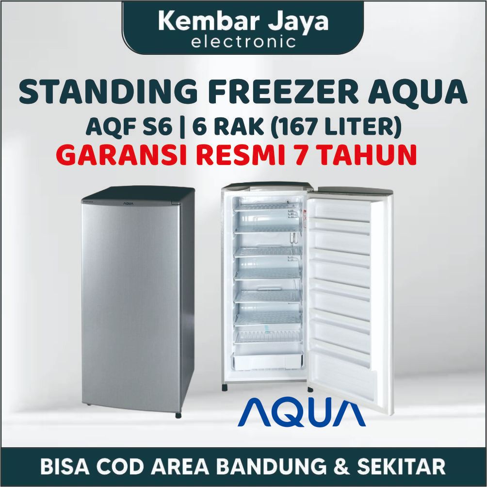 Kulkas Freezer AQUA type AQF-S6 Pembeku Pembuat Es Batu