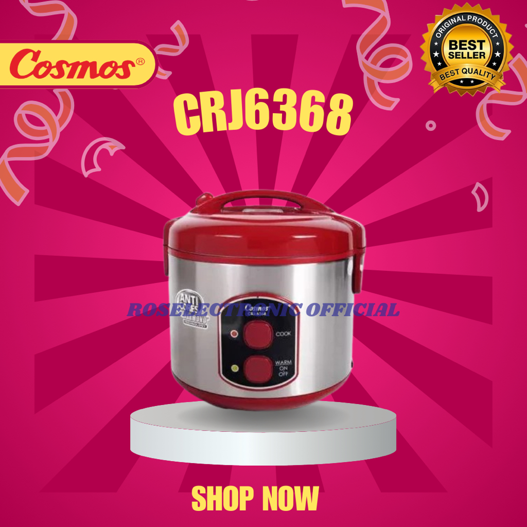RICE COOKER COSMOS HARMOND  CRJ-6368 2 LITER/CRJ6368/CRJ 6368/CRJ-6368/CRJ6368/ORIGINAL GARANSIRESMI