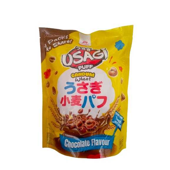 

Dua Kelinci Usagi Puff Gandum Wheat Chocolate Flavour 8 Pack For Share 64gram