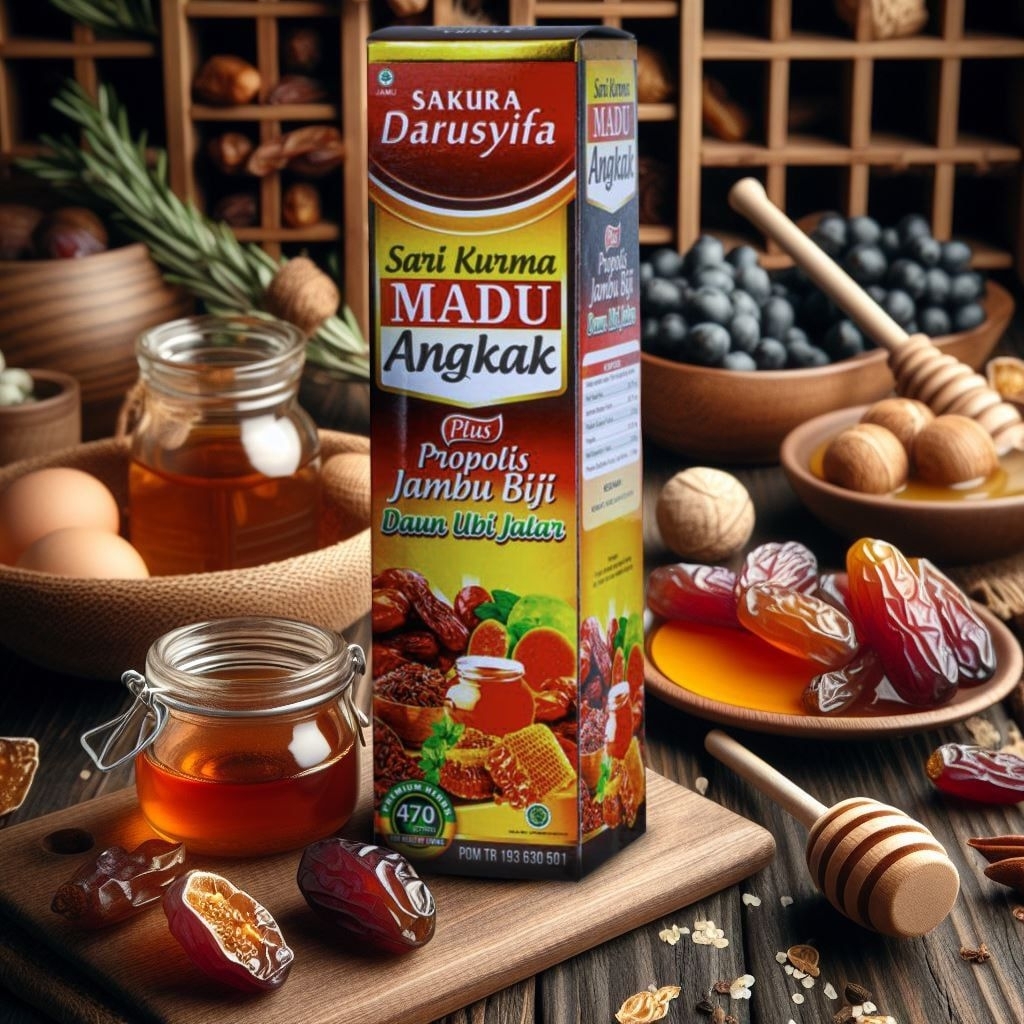 

Madu sari kurma angkak darusyifa 470gr solusi tepat atas Dbd dan tipes