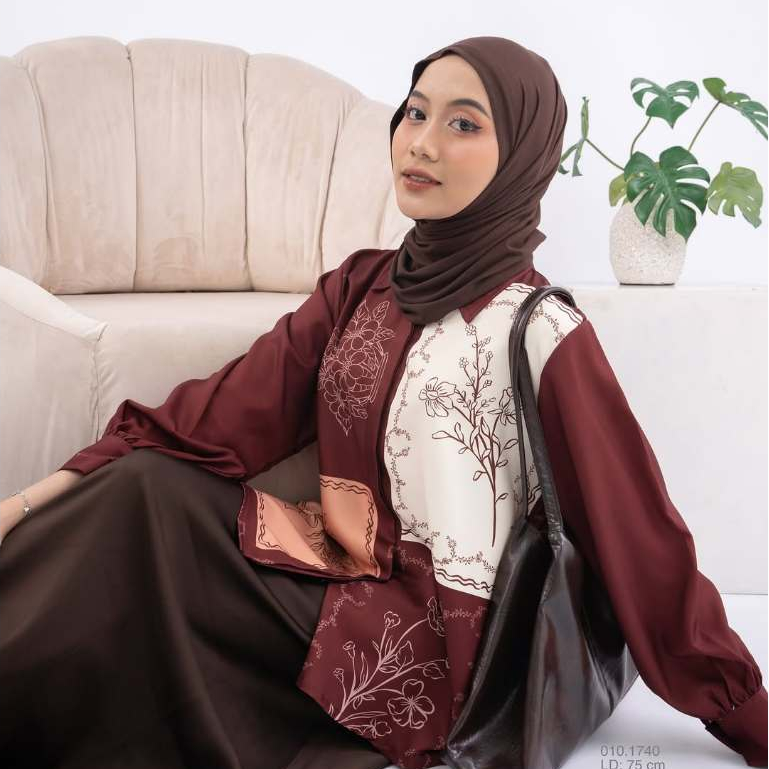 Osela kemeja / Kemeja printing / atasan wanita kekinian / baju atasan wanita terbaru