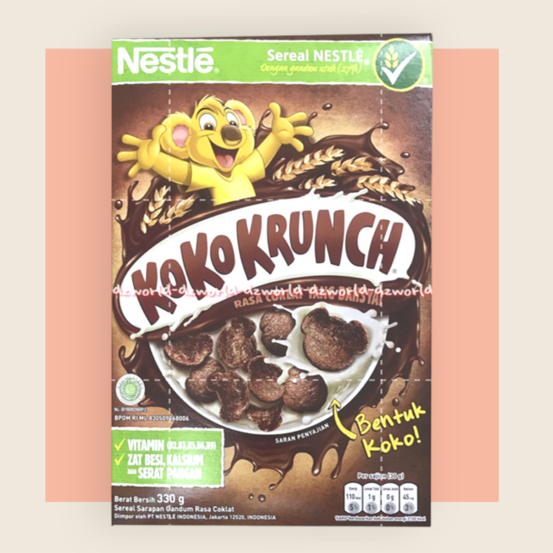 

Koko Krunch 300gr Nestle Koko Crunch Kokokrunch Seral Coklat Bentuk Koko Cereal Sarapan Sehat 300gram