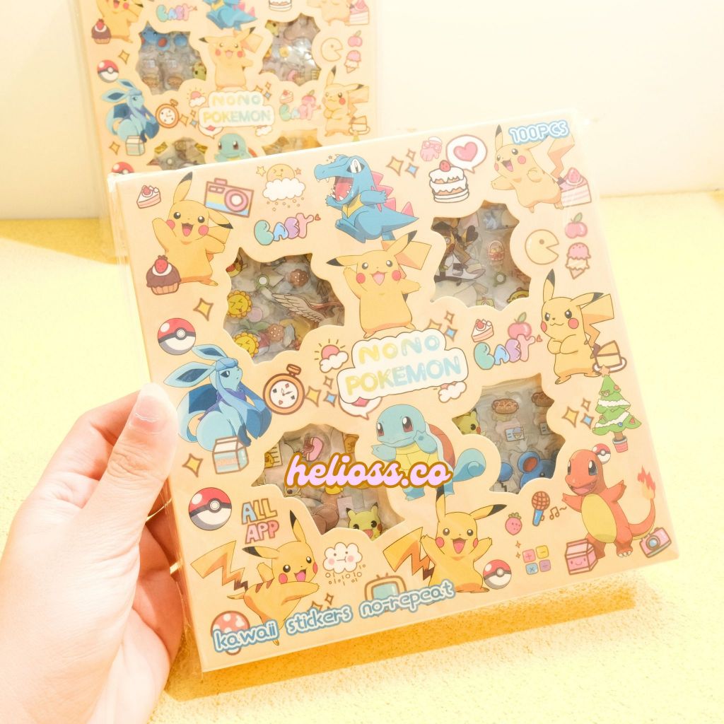 

STIKER PVC POKEMON STICKER 100 LEMBAR POKEMON PIKACHU ANTI AIR ISI BANYAK SERBA GUNA HELIOSS.CO