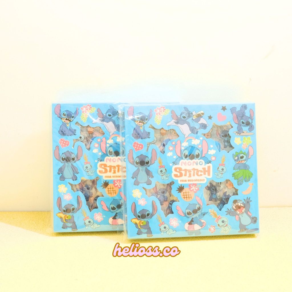 

STIKER STITCH ISI 100 LEMBAR STICKER BOX PVC ANTI AIR MOTIF STITCH LILO SERIES