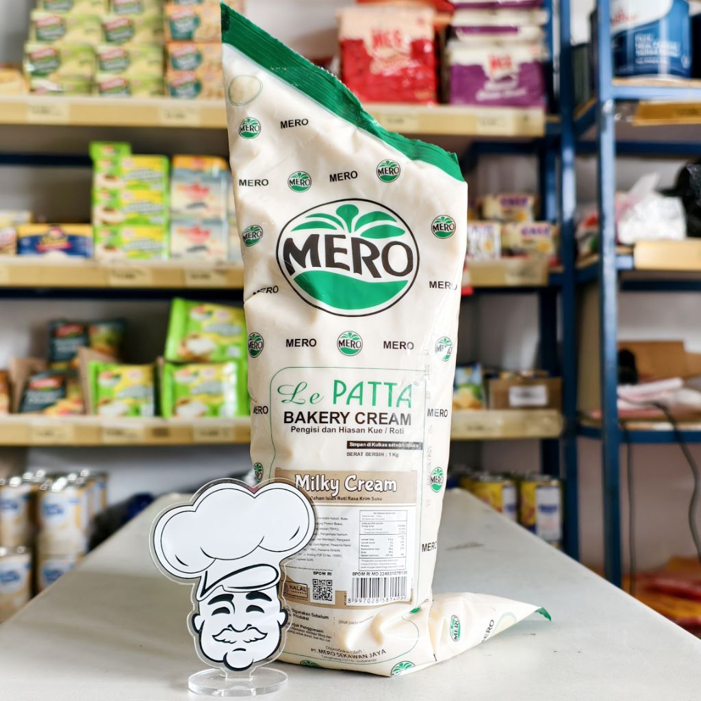 

Le Patta Bakery Cream Milky Cream 1Kg / Selai Milky / Filling Milky 1Kg