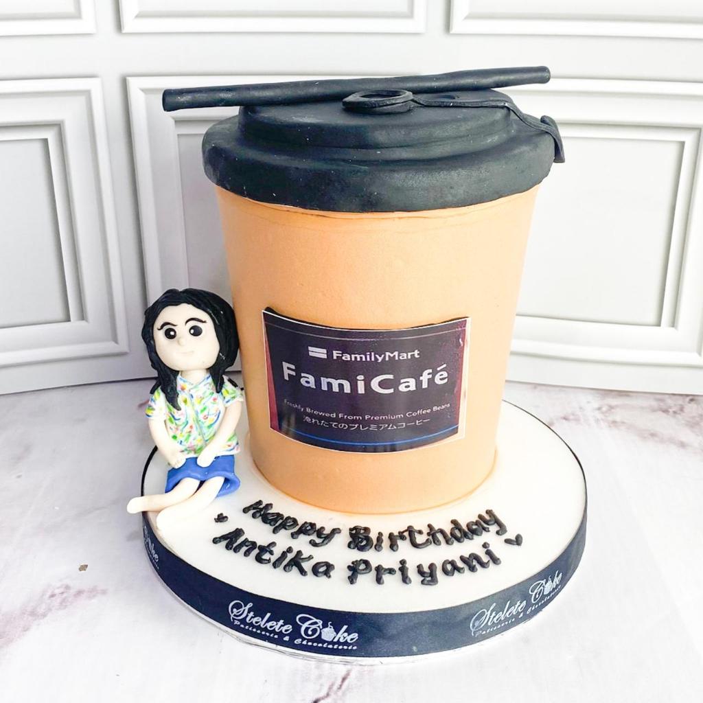 

Kue Ulang Tahun/Birthday cake/Kue Ultah Tema Coffe/Coffe Cake/Kue Birthday Jakarta