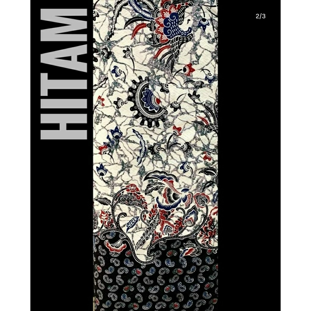 Kain Bahan Batik Dobby/Dolby Sutra Halus Super Premium Meteran(per 0.5cm)