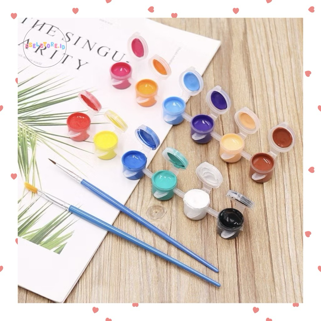 

Cat Air Akrilik | Cat Lukis Anak (FREE KUAS)