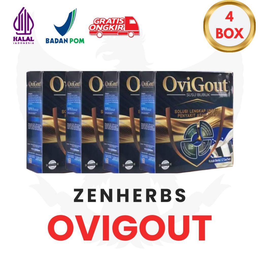 

OVIGOUT 4 Box Milik Susu Suplemen Kesehatan Asam Urat, Kolesterol Dan Tulang Sendi