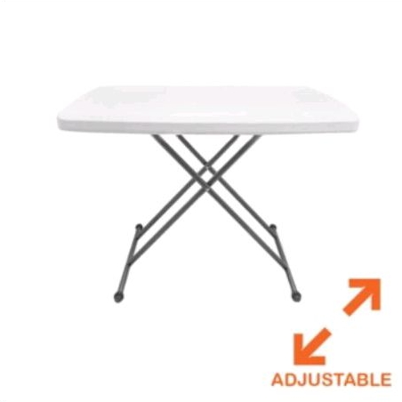 Krisbow Meja Lipat Adjustable - Putih