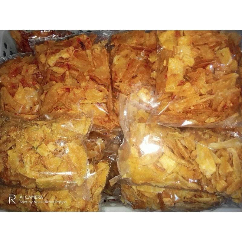 

manggleng ketela singkong/balung kuwuk pedas balung ketela, per bungkus sekitar 180grm