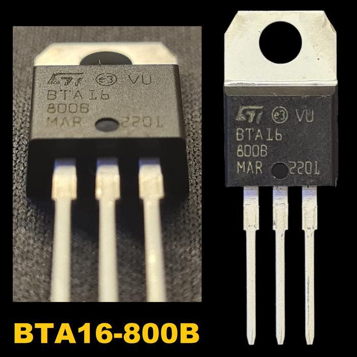 TRIAC BTA16-800B 16A 800V IC Dimmer Speed Control Motor AC TO220