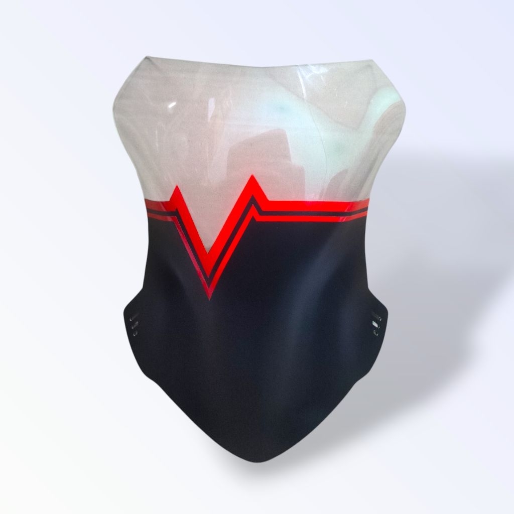 GS310P Visor Kendaraan Custom Model GS Polet Universal Windshield Kaca depan motor Cb150x Vixion Ver