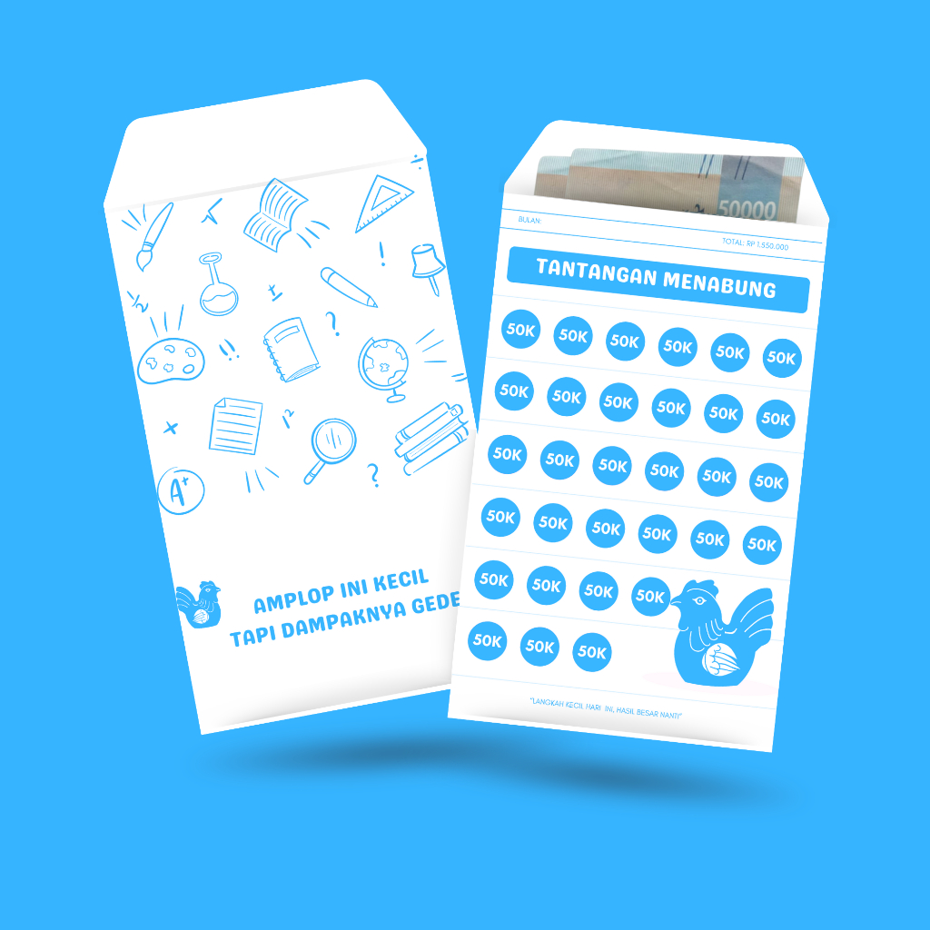 

AMPLOP TANTANGAN MENABUNG AMPLOP SAVED MONEY CHALLANGE