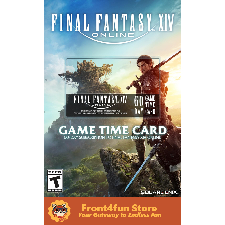Final Fantasy XIV Online - Game Time Card 60 Hari [NA SERVER]