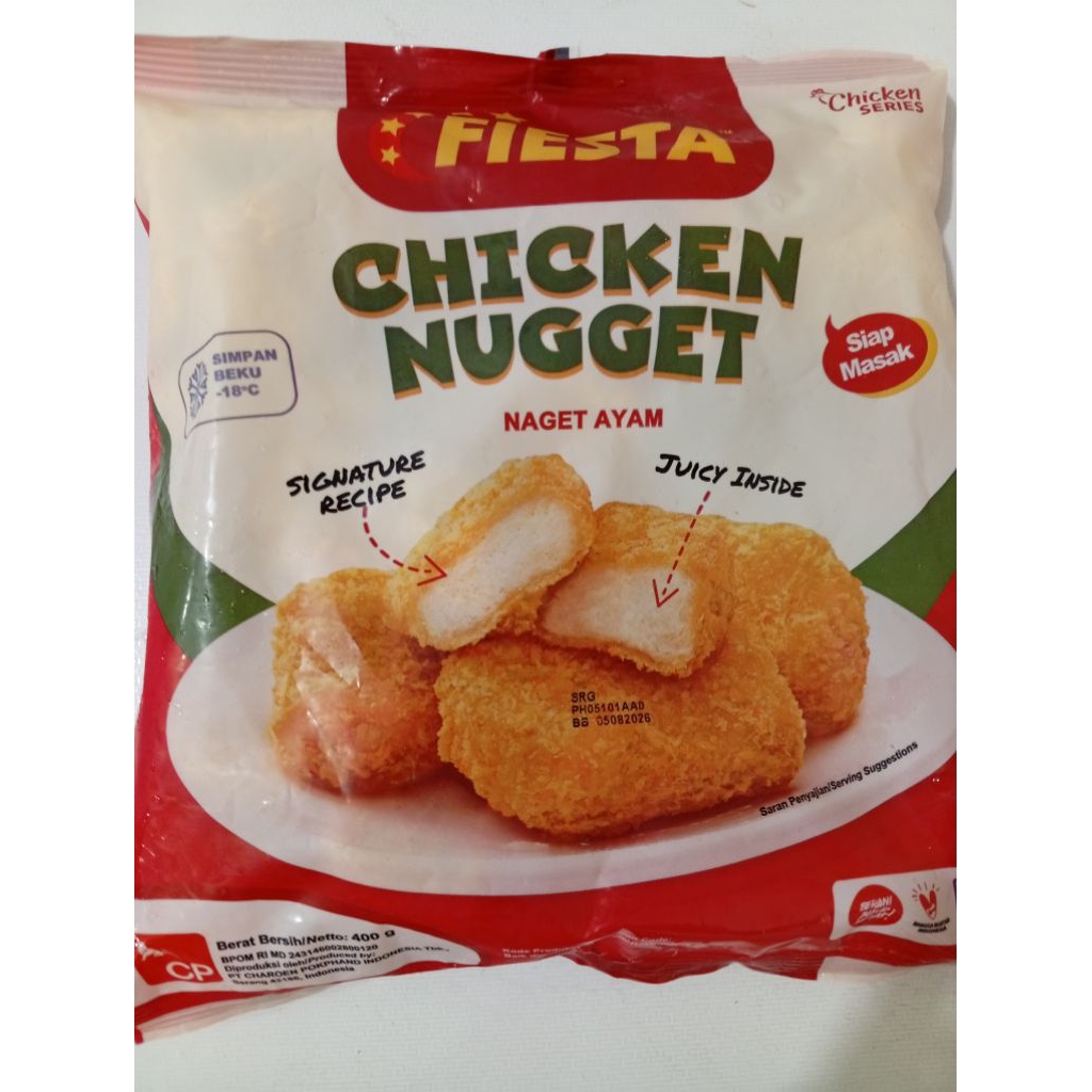 

Fiesta Chicken Nugget 400gr