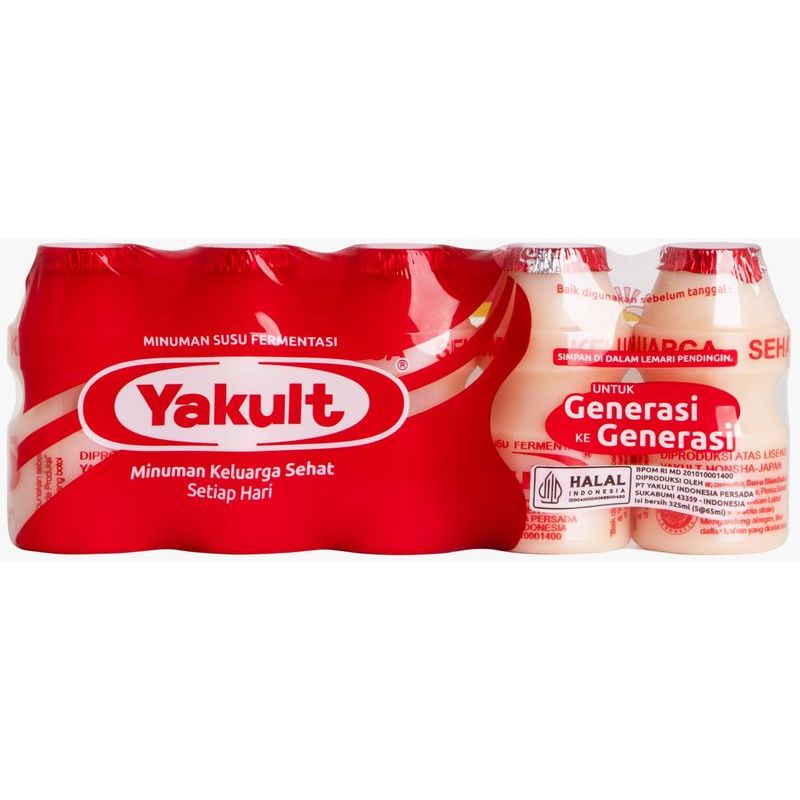 

[PROMO GROSIR] Yakult Original isi 5 Botol Expired Aman Fresh Tiap Hari Susu Yoghurt Campuran Minuman Cafe