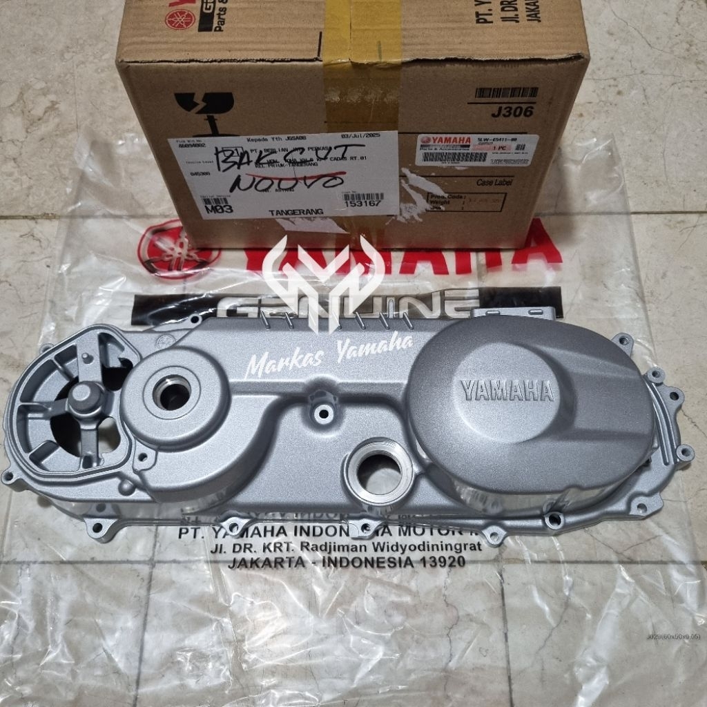 Bak cvt nouvo original yamaha block cvt nouvo blok cvt nouvo cover cvt tutup bak cvt cover crankcase