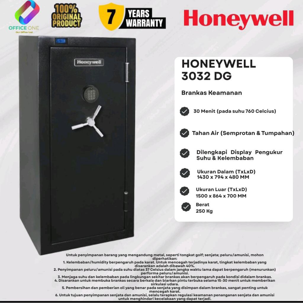 BRANKAS SENJATA & TONGKAT GOLF DLL HONEYWELL 3032-DG