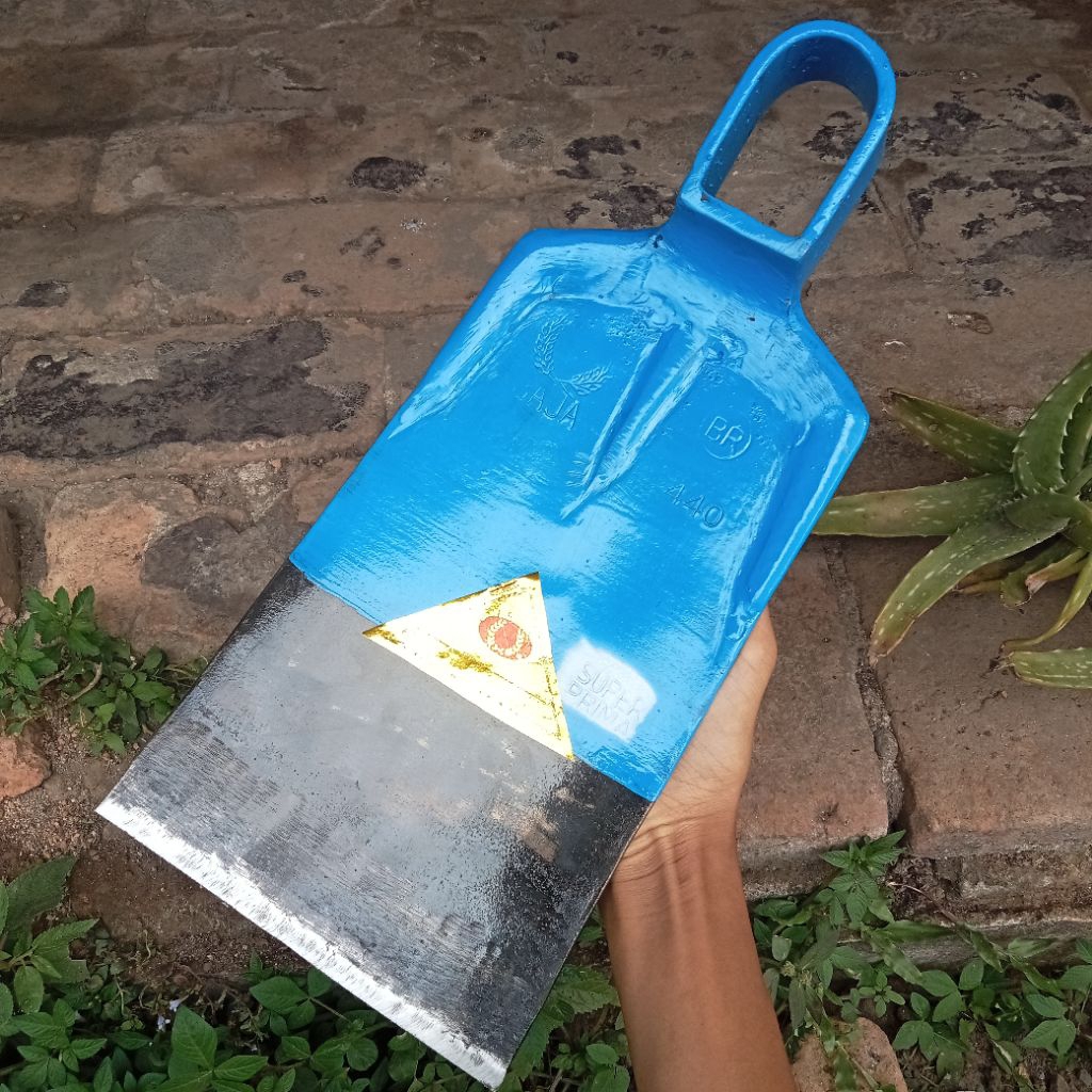 cangkul baja cangkul super prima anti lengket tajam