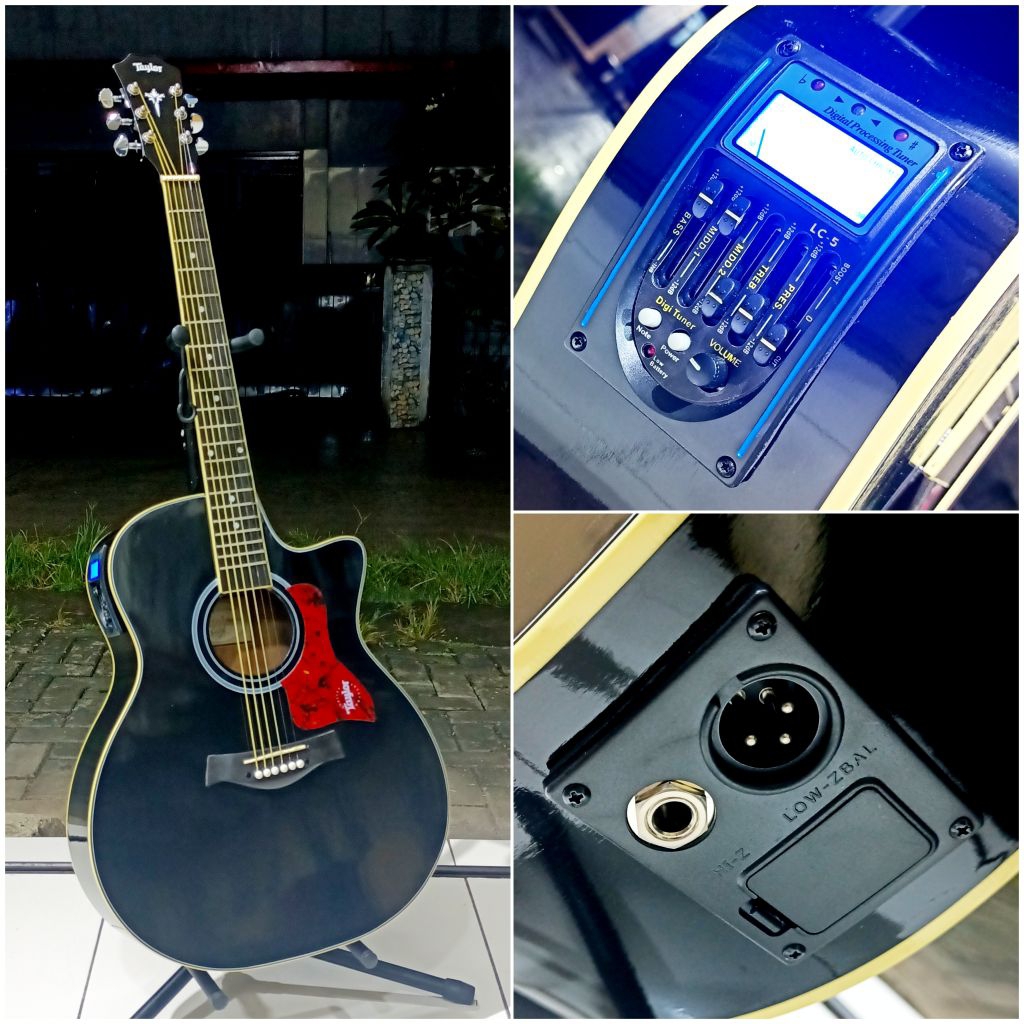 Gitar akustik elektrik tuner jumbo murah berkualitas hight quality