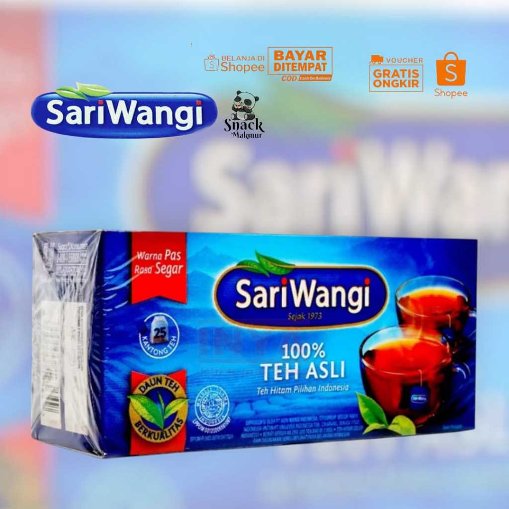 

TEH SARIWANGI KOTAK TEH ASLI INDONESIA 1 BOX 25 PCS