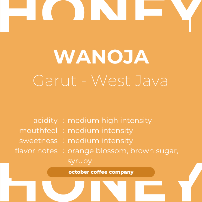 

WANOJA BLACK HONEY - Kopi Garut, Single Origin, Arabica
