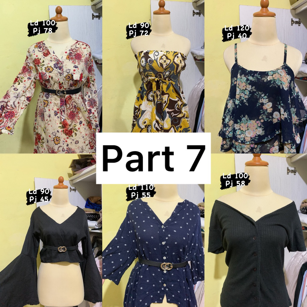 part 7 Termurah | Koleksi Baju Wanita Cantik, Dress & Blouse kemerja crop outer Murah Meriah