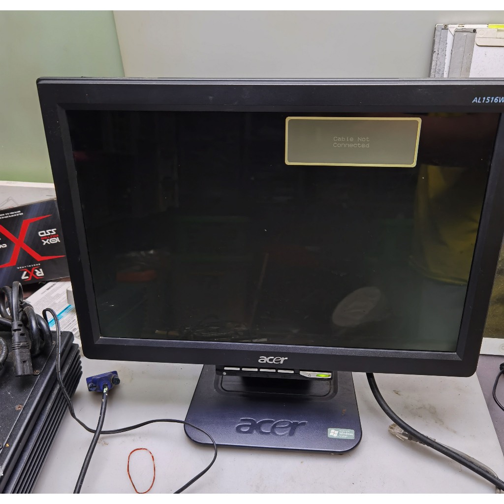 MONITOR 16 INCH ACER / MONITOR ACER 16 INCH / MONITOR LCD ACER /ACER AL1516W
