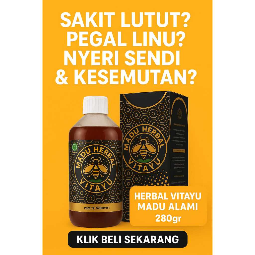 

Promo Gila! Herbal Vitayu – Redakan Pegal Linu, Nyeri Lutut & Otot