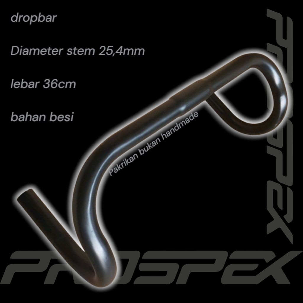 stang balap jadul stang fixie hitam