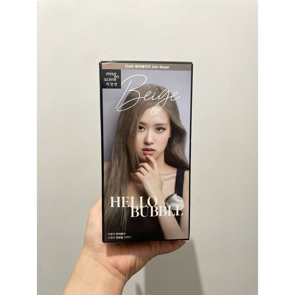 Cat Rambut HELLO BUBBLE - Ash Beige