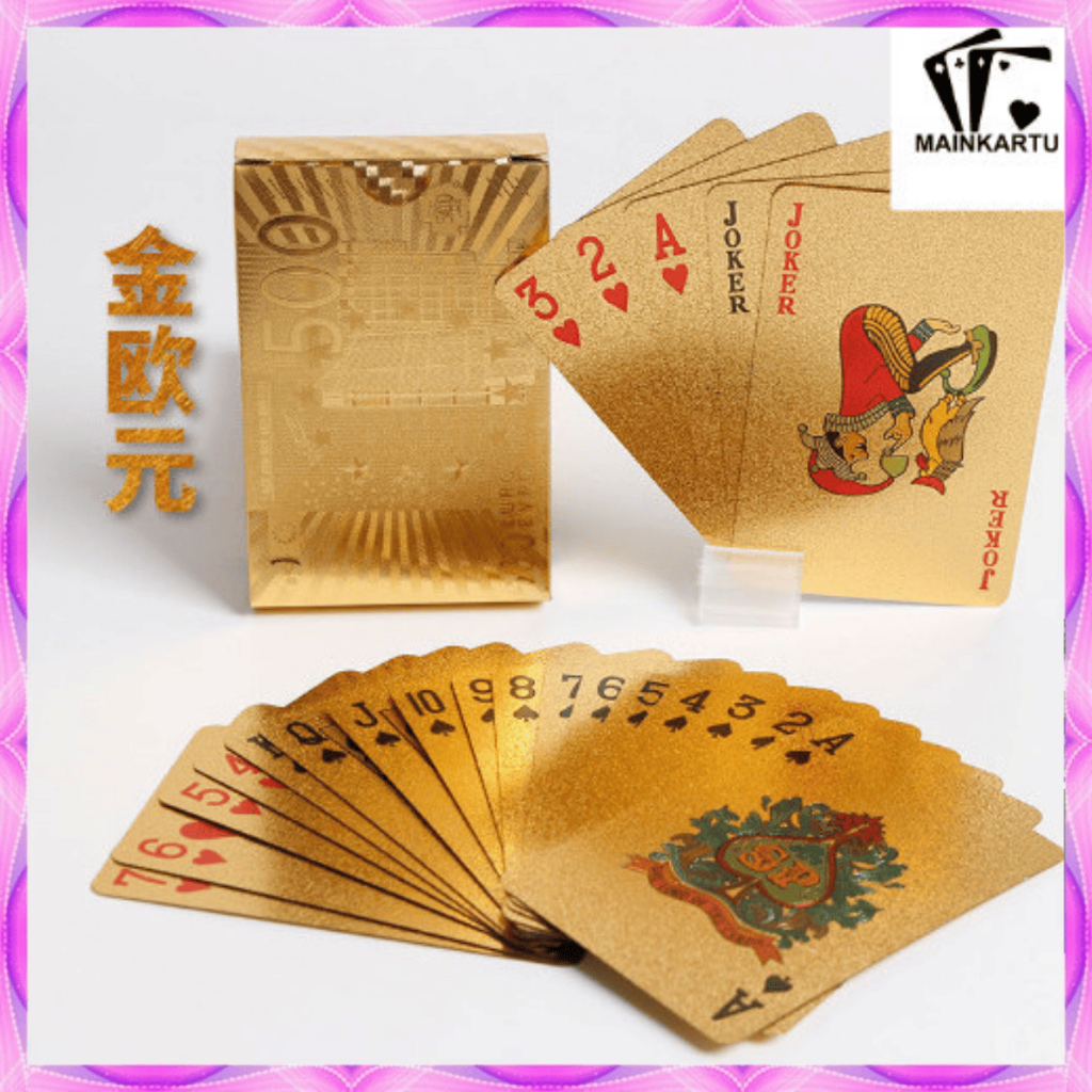 Kartu Remi Waterproof Kartu Poker Premium Kartu Remi Plastik Anti Air Kartu Remi Mika Kartu Remi