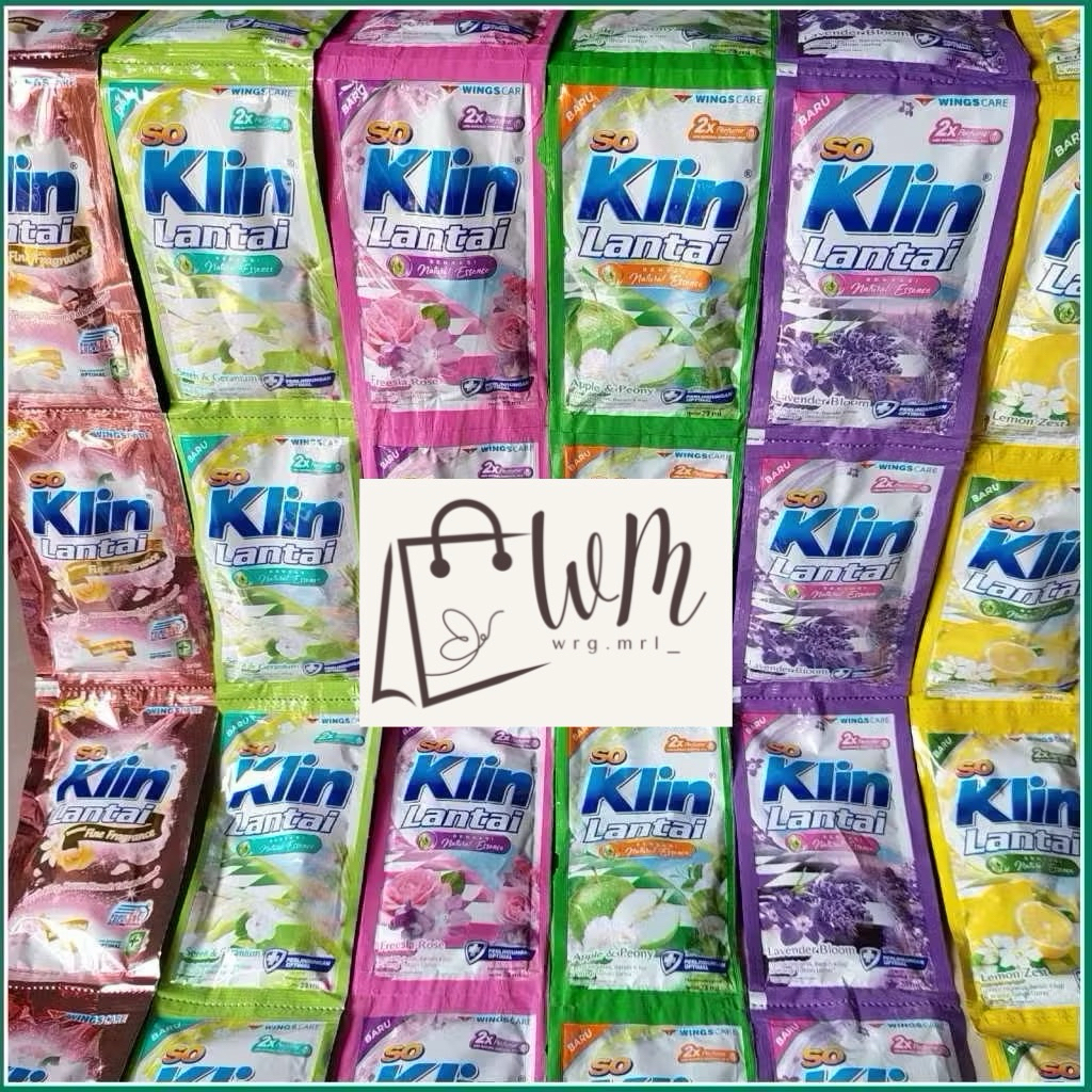 So Klin Lantai Sachet || SoKlin Lantai 1 Renceng (isi 12pcs)