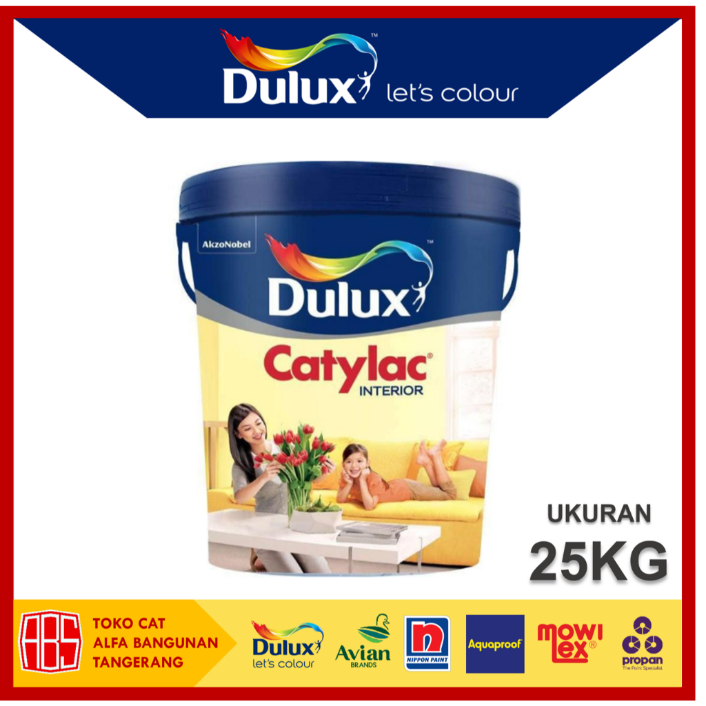 Dulux Catylac 25KG Interior Paint - Cat Tembok Interior Dalam Ruangan - 25KG Pail