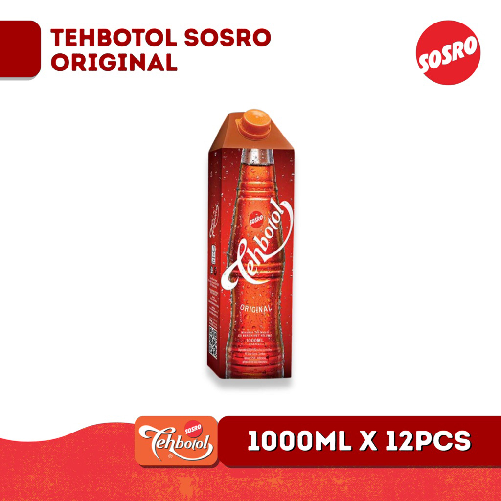 

Tehbotol Sosro Kotak 1 Liter Isi 12pcs