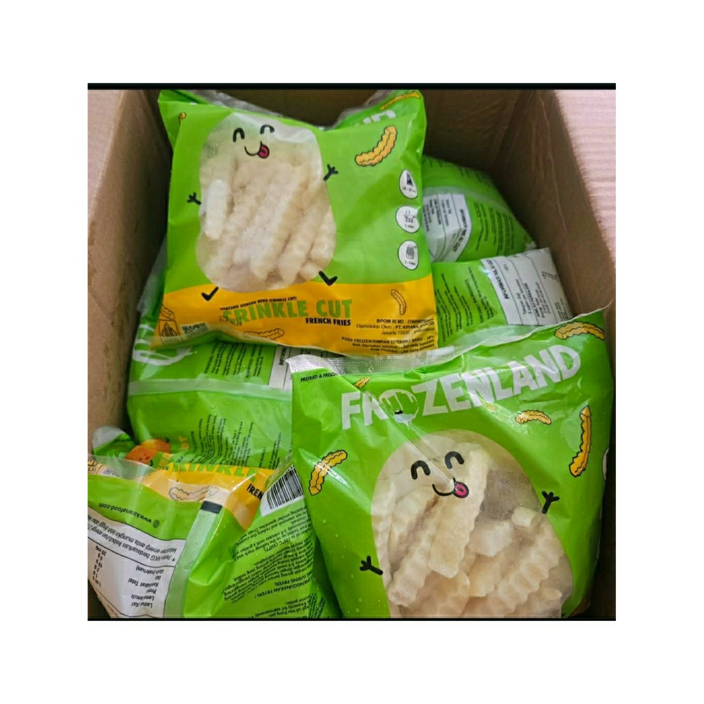 

Frozenland Crinkle Cut 500 gram