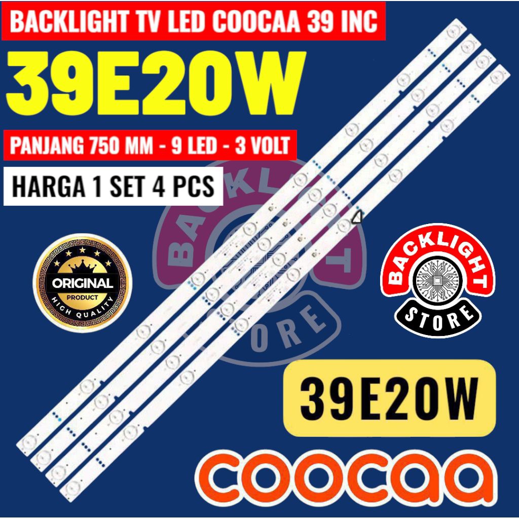 Backlight Tv Led COOCAA 39 inc 39E20W 39e20w