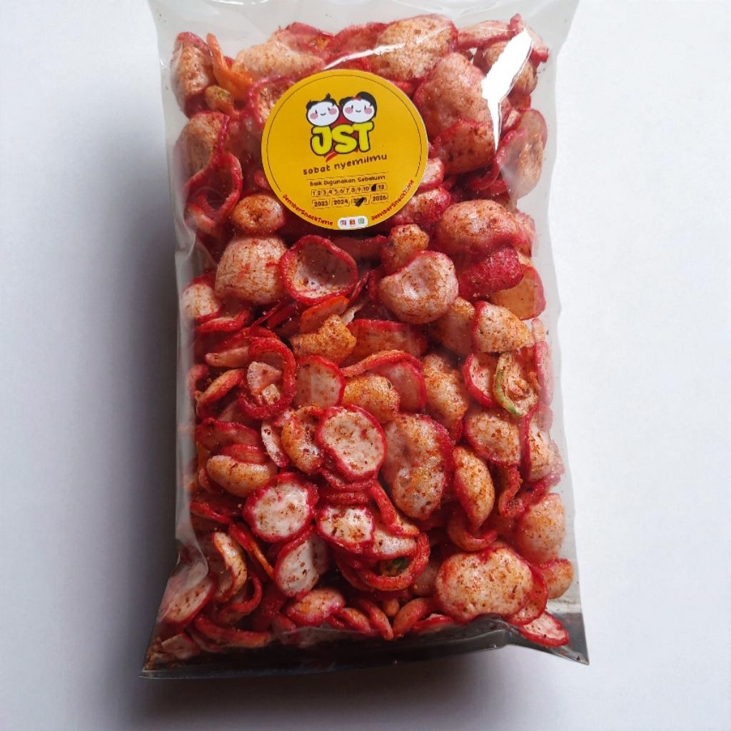 

[250gr] Krupuk Seblak Koin Kering Pedas Daun Jeruk Kiloan Jember Snack Time