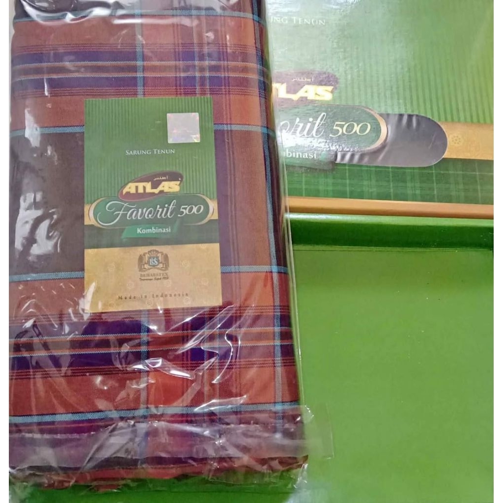 Sarung atlas premium songket kembang gunungan gold