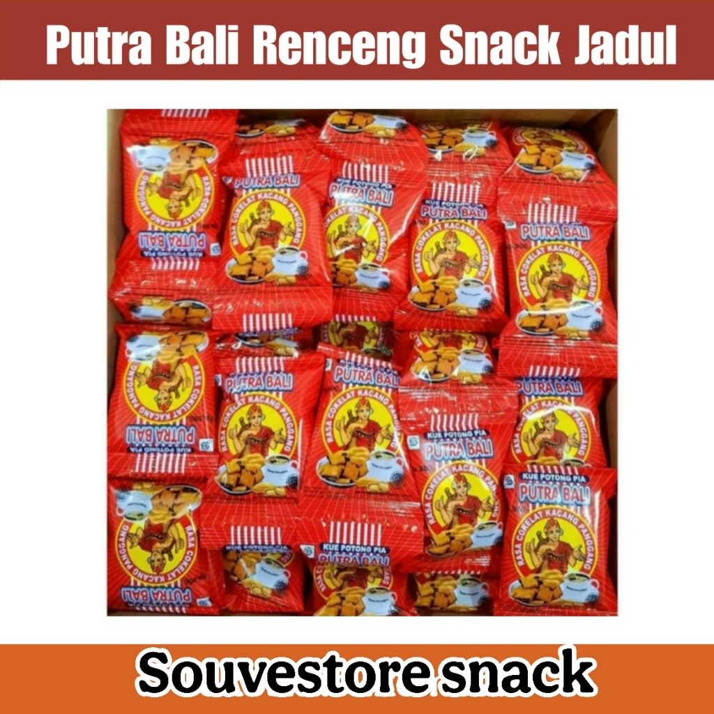 

Putra Bali Snack Pia Jadul Renceng isi 10